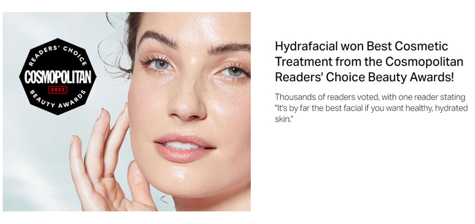 Hydrafacial won bets Cosmetic treatment from Cosmopolitan Magazine